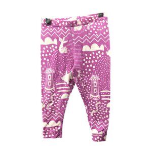 Moomin Reima Baby 18-24M (86 cm) Wool Blend Leggings Printed Purple